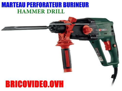 marteau-perforateur-burineur-parkside-pbh-1050-lidl-hammer-drill-test-avis-prix-notice-caracteristiques-forum