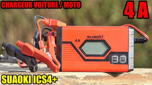 suaoki-chargeur-de-batterie-4A-voiture-moto-6v-12v-ICS4-test-avis-notice