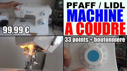 machine  coudre pfaff lidl 1070s element
