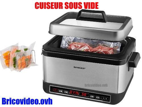 appareil de cuisson sous vide lidl silvercrest cuiseur SVSV 550 test avis notice