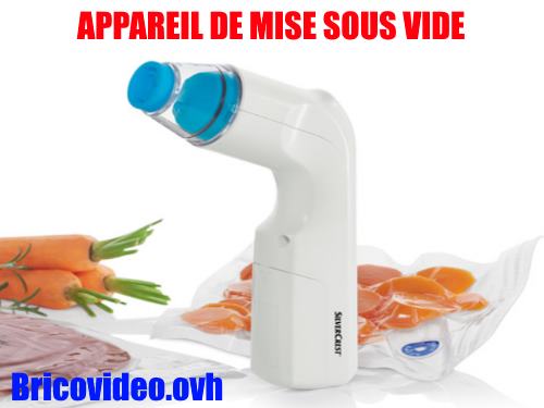 appareil de mise sous vide silvercrest SFS 110 lid -  avis  produit lidl parkside powerfix florabest silvercrest livarno