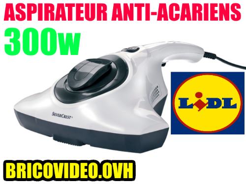 Aspirateur Anti-acariens LIDL SILVERCREST 300w LAMPE UV GEMICIDE -   avis produit lidl parkside powerfix florabest silvercrest  livarno