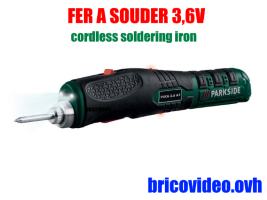 fer a souder 3,6V lidl