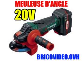 meuleuse angle 20V