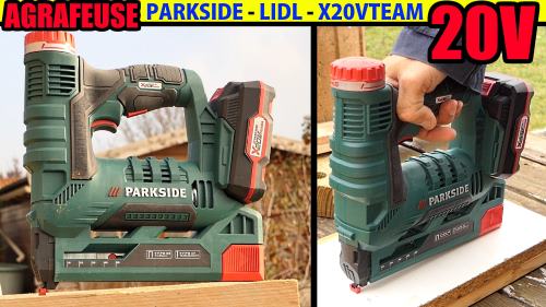 agrafeuse-sans-fil-PARKSIDE-LIDL-PAT-20V-X20V-TEAM-25MM-test-avis-notice